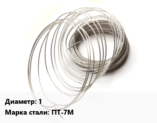 Титановая проволока 1 Марка: ПТ-7М, кг цена от 4905 сом / т, где купить, условия доставки в Оше и Ошской области